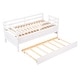 preview thumbnail 22 of 46, Twin Size Solid Wood Low Loft Bed with Safety Fence