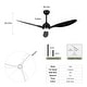 preview thumbnail 26 of 39, 52" Ceiling Fan with Lights, Quiet DC Motor 3 ABS Blade Ceiling Fans, 6 Speed Levels, Reversible Ceiling Fan