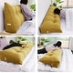 preview thumbnail 2 of 35, Backrest Reading Throw Pillow Wedge Headboard for Twin Bed