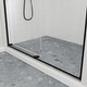 preview thumbnail 12 of 10, Eviva Orbit Sliding Frameless Shower Door with Tempered Glass