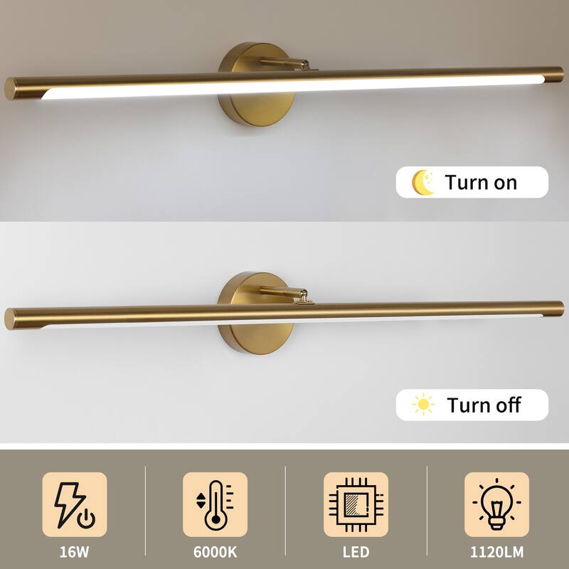 Dimmable Bathroom Vanity Light LED Bath Bar