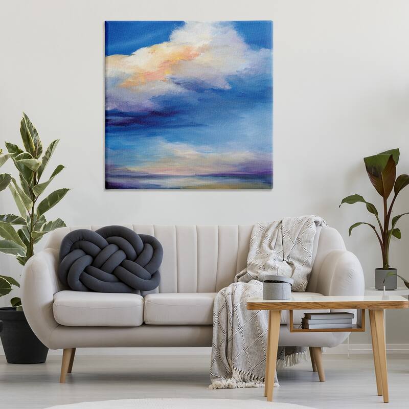 Stupell Pastel Clouds in Vivid Sky Canvas Wall Art Design By Karen Hale