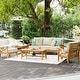 preview thumbnail 1 of 45, Cambridge Casual Lowell 5-piece Teak Wood Outdoor Conversation Set