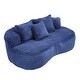 preview thumbnail 16 of 93, Lazy Bean Bag Sofa - High Back Lounger Chair for Adults & Kids, Soft Indoor for Relaxing