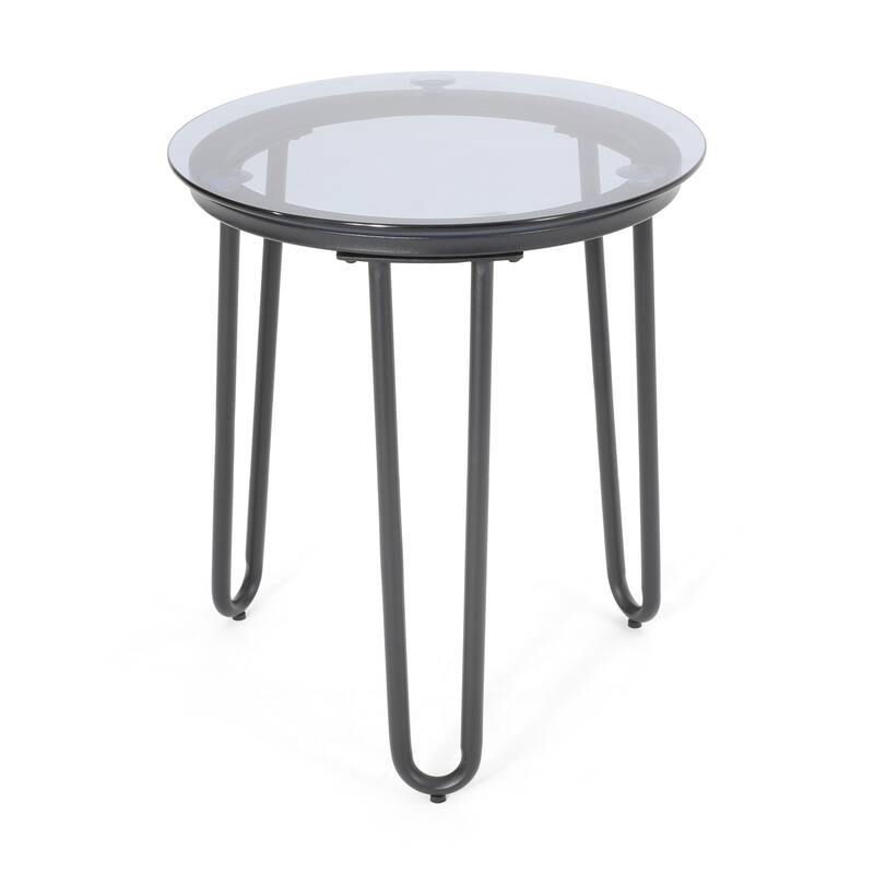 MOONSTONE SIDE table - Almond