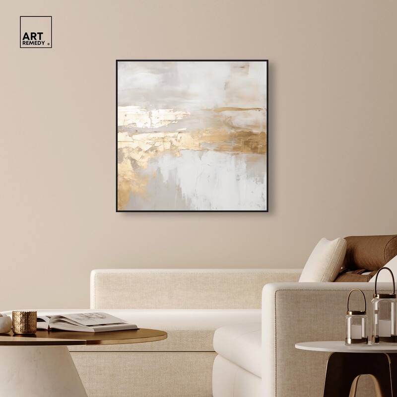 Melted Goldscape II Canvas by Art Remedy