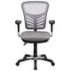 preview thumbnail 151 of 164, Nicholas Mid-Back Blue Mesh Multifunction Executive Swivel Ergonomic Office Chair with Adjustable Arms