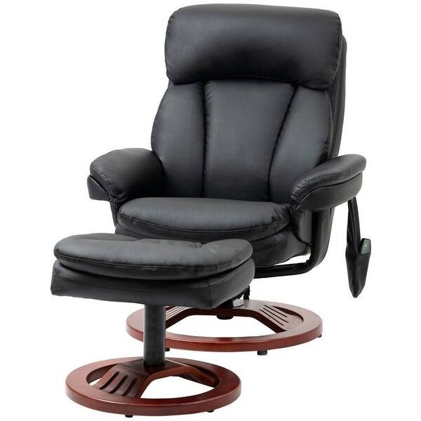 Adjustable Faux Leather Electric Remote Massage Recliner Chair with Ottoman Bed Bath & Beyond