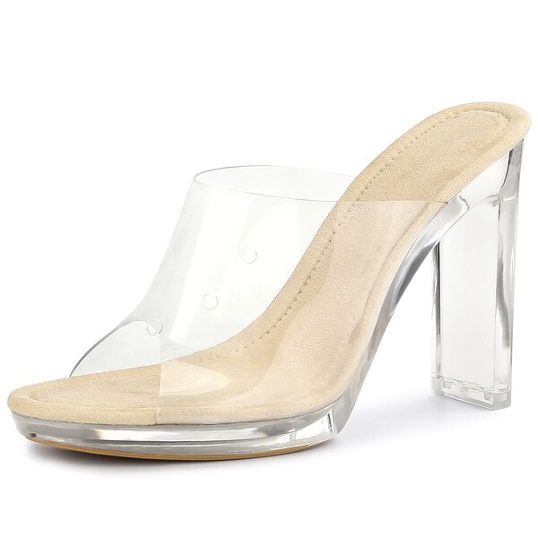 heeled slides