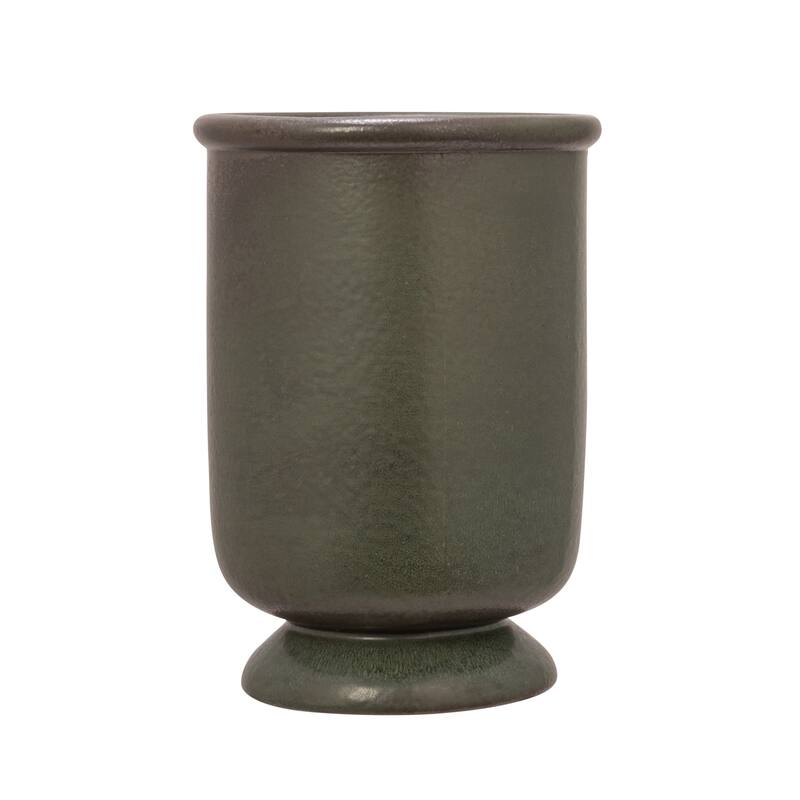 Stoneware Vase with Reactive Glaze
