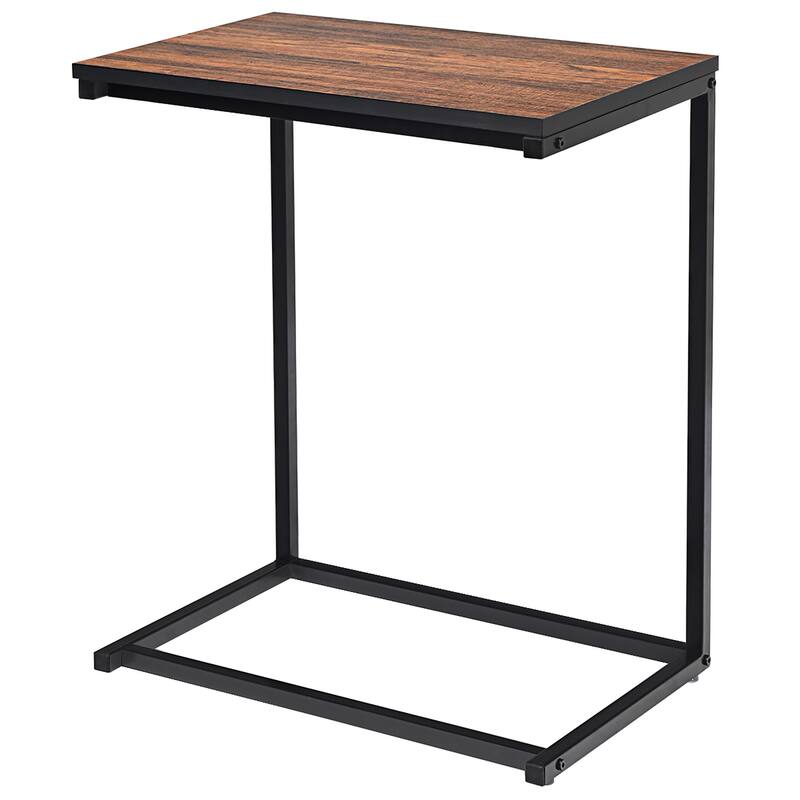 C Shaped End Table Laptop Holder End Stand Desk for Home and Office
