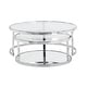 preview thumbnail 3 of 7, Somette 2-in-1 Round Nesting Cocktail Table Set - Cocktail Table - Cocktail Table
