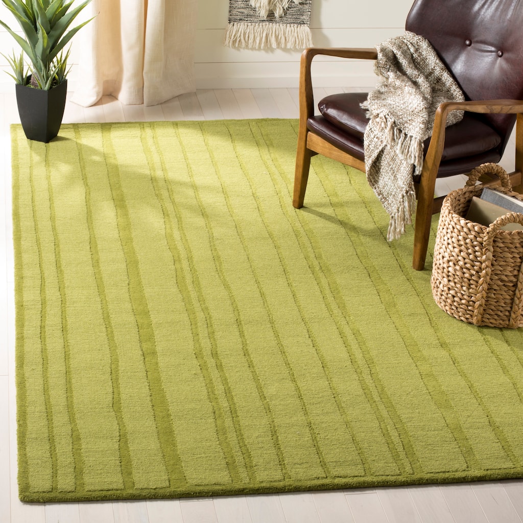 Martha Stewart by SAFAVIEH Freehand Stripe Wool Rug