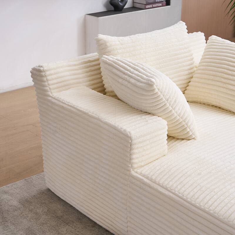 Versatile Oversized Chaise Longue Chair for Relaxing and Sleeping