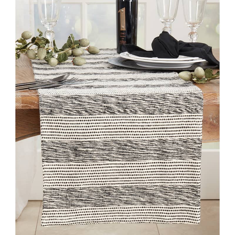 Table Runner With Striped Design - 16"x72"