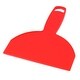 preview thumbnail 1 of 2, Plastic Baking Tool Pizza Cream Cake Dough Pastry Butter Scraper Cutter Red