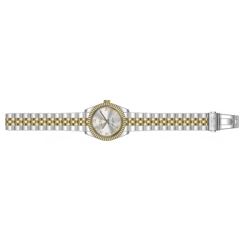 Invicta Women's 47414 Specialty Quartz 3 Hand Silver Dial Watch