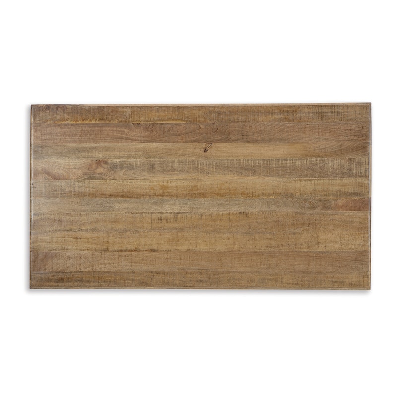 Signature Design by Ashley Rybergston Light Brown Dining Table - 72" W x 41" D x 30.25" H