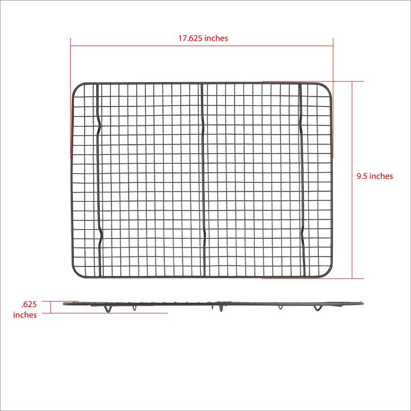 Taste of Home 17.5 x 12.5 inch Non-Stick Metal Cooling Rack