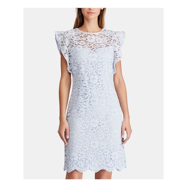 ralph lauren light blue dress