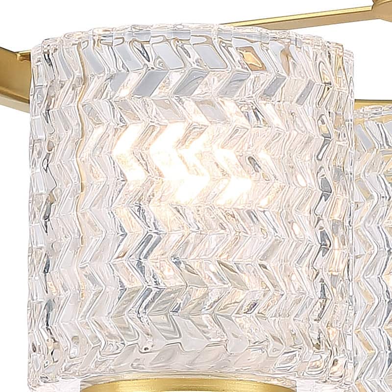 Moulins 3-light Modern Farmhouse Semi-Flush Mount Ceiling Lights with UL Certified - 15''