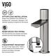 preview thumbnail 18 of 60, VIGO Halsey 8" H Single Handle Single Hole Bathroom Faucet