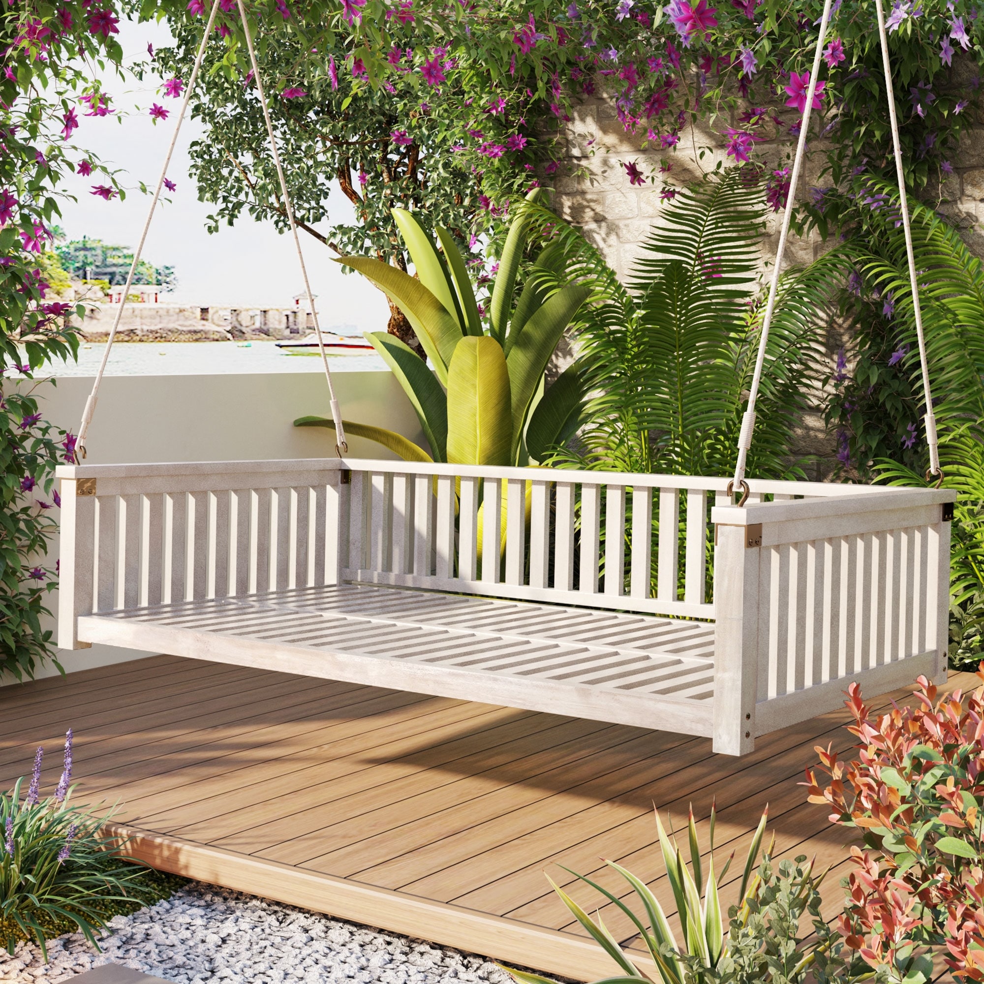Garden swing beds on sale
