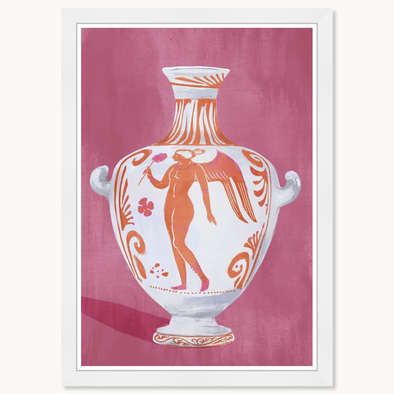 Wynwood Studio Elegance In Style Framed Trendy Maximalist Decor 1 Piece Canvas Wall Art - 15 x 21 - White