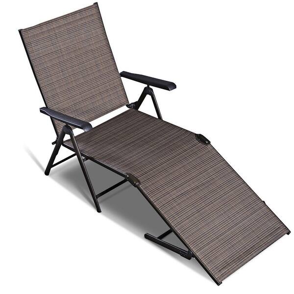 Shop Black Friday Deals On Costway Pool Chaise Lounge Chair Recliner Outdoor Patio Furniture Overstock 16791399