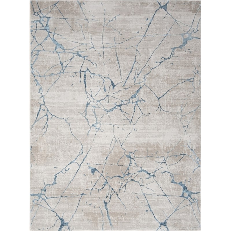Elegance GC_CNC6005 Blue Area Rug - 2' x 3'