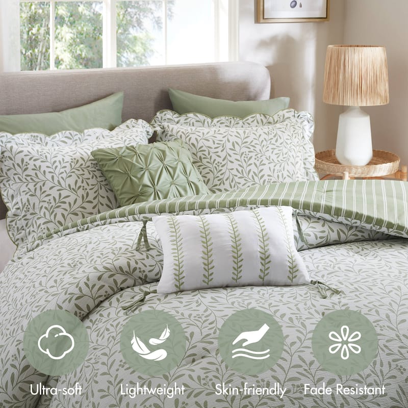 Madison Park Darcy 5 Piece Print Comforter Set