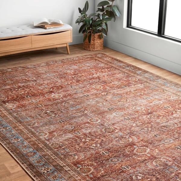 Shop Alexander Home Victoria Bohemian Printed Vintage Area Rug Overstock 31588549