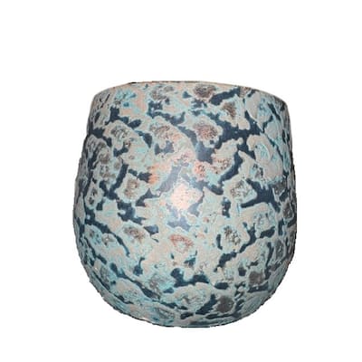 Med. Clemente Round Pot 10"Dia - ST - Copper/ Multi