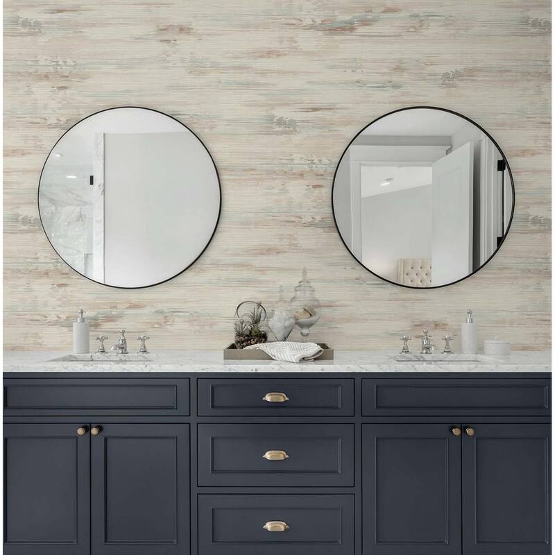 Seabrook Designs Silk Mistral Embossed Vinyl Unpasted Wallpaper