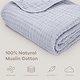 preview thumbnail 3 of 100, Muslin Baby Blanket, 40" x 40" Swaddle Blanket by Comfy Cubs