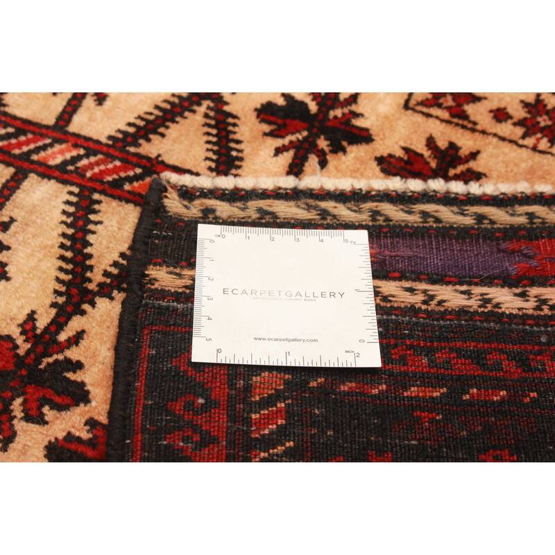 Teimani Orange Rug 2'11" x 4'8" - 2'11 x 4'8