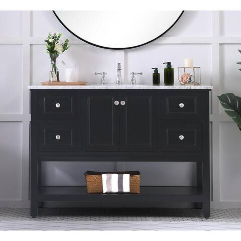 48 in. single bathroom vanity set