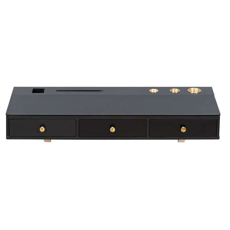 Rico Modern Floating Makeup Vanity Desk (No Mirror) by GDFStudio