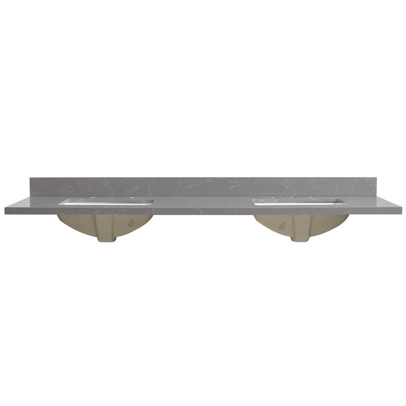 Miseno MVT-JAEN73M Jaen 73" Stone Vanity Top with Backsplash and