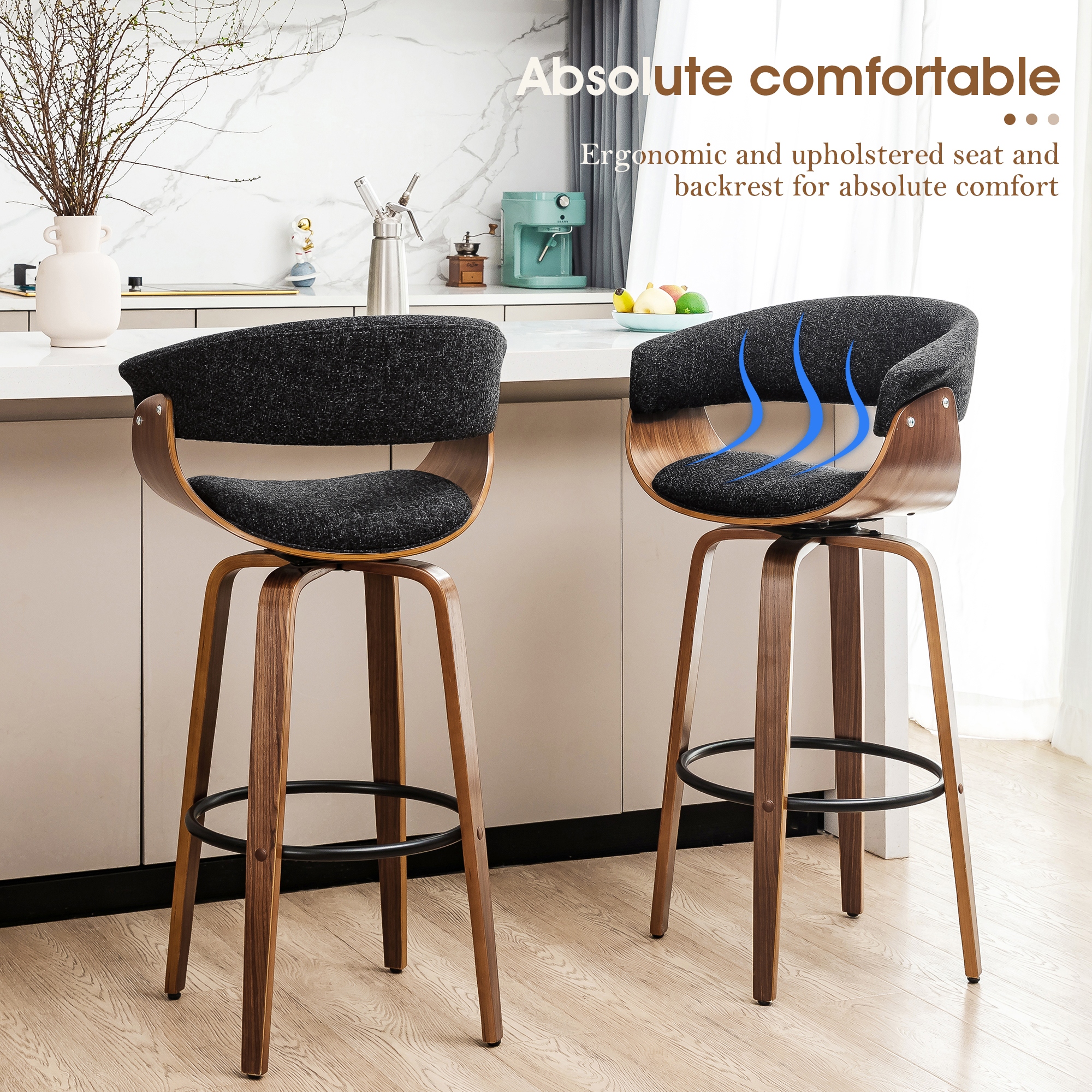 Counter height bar stools deals mid century modern