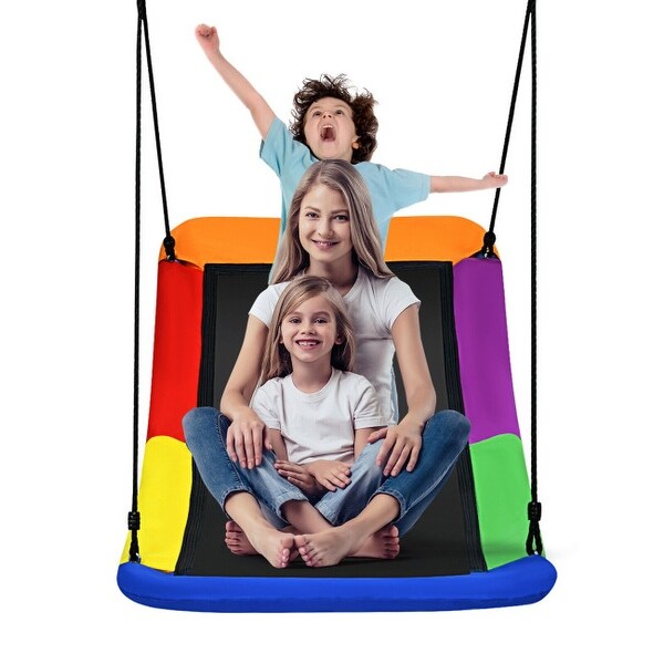 700lb Giant 60 Inch Skycurve Platform Tree Swing for Kids
