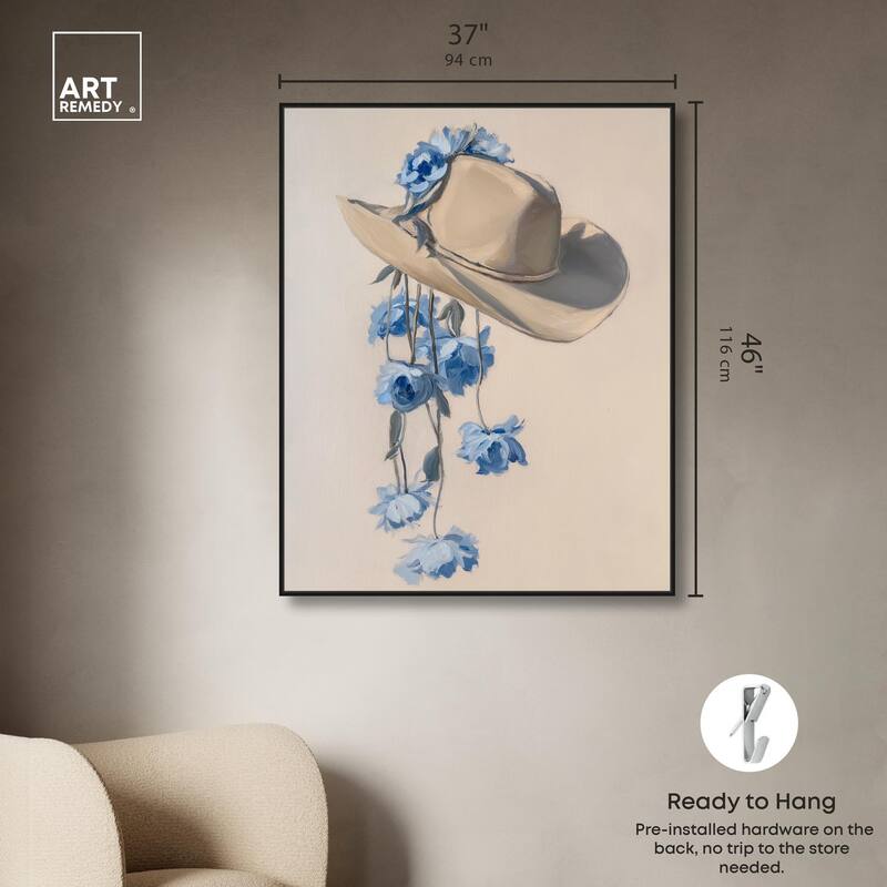 Brimming Blues II Canvas by Art Remedy