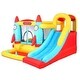 preview thumbnail 6 of 8, 420D 840D Oxford cloth jump surface rocket with fan inflatable castle n001 - 131.10 x 108.27 x 72.83