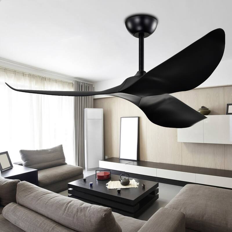 Duncan Modern 3 Bladed Ceiling Fan with Remote