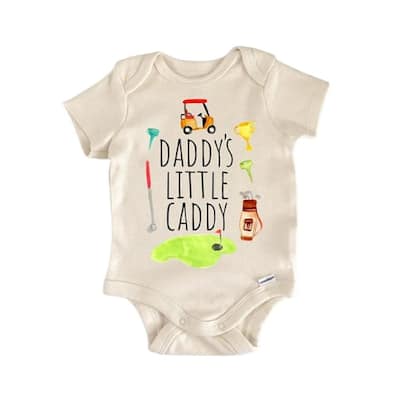 Golf Golfer Caddy - Baby Boy Girl Clothes Infant Bodysuit Funny Cute Newborn