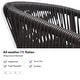 preview thumbnail 7 of 12, PURPLE LEAF 11 Pieces Outdoor Dining Set Metal Rattan Furniture Set for Lawn Backyard Patio Dining Set