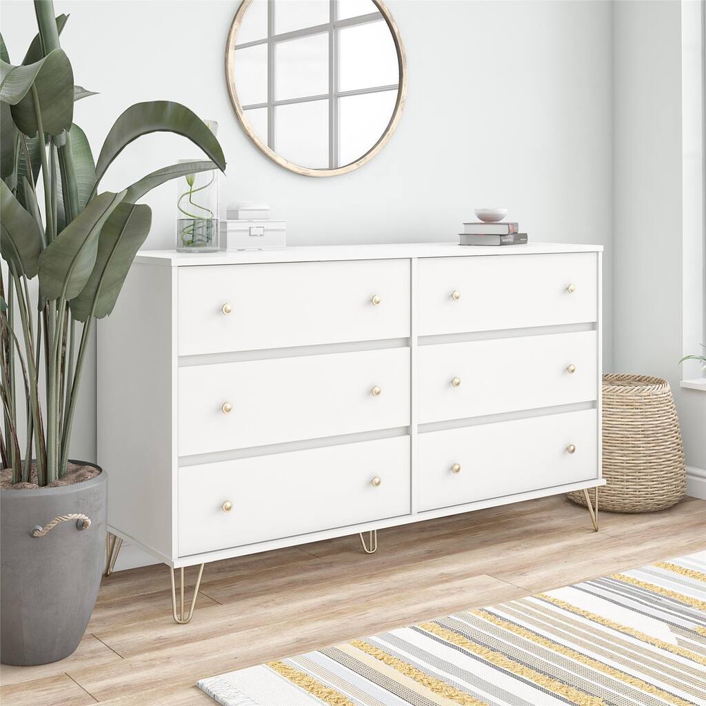 The Novogratz Finley 6 Drawer Dresser