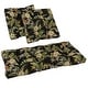 preview thumbnail 14 of 12, Tufted Indoor/Outdoor Settee Cushion Set (Set of 3) Freeport Ebony