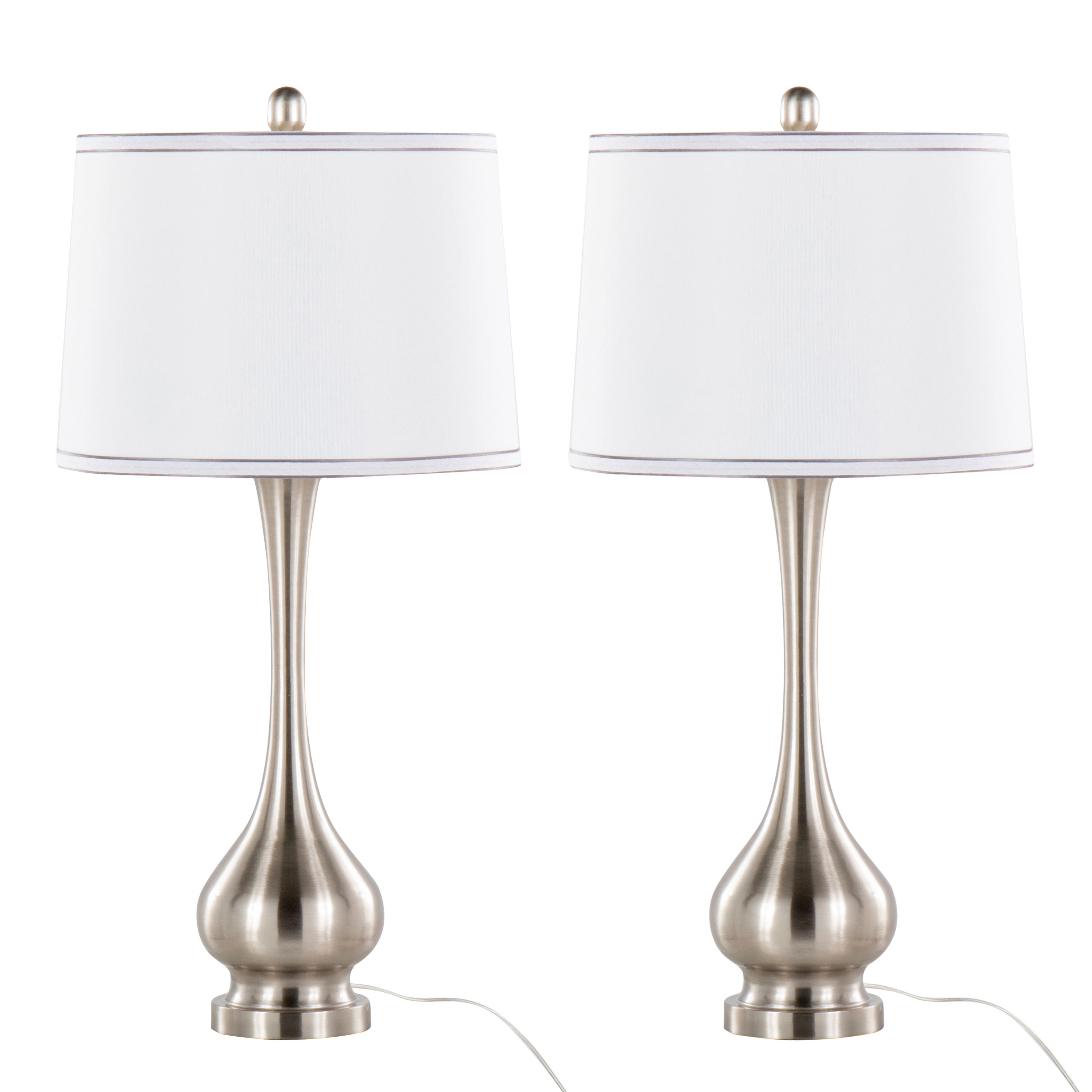 Silver metal lamp sale