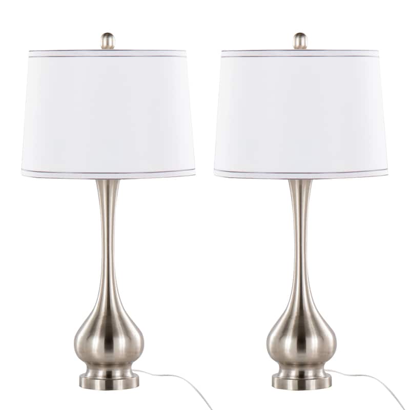 Silver Orchid Cassidy 28.75" Metal Table Lamp (Set of 2)